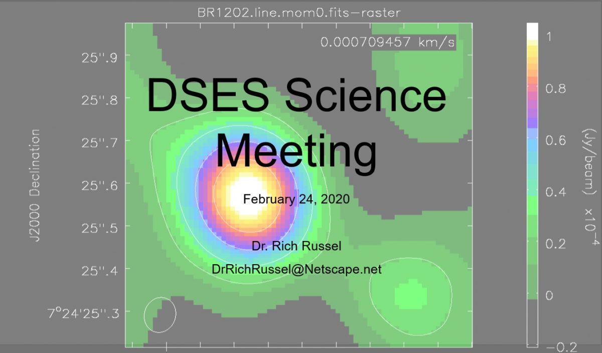 DSES February 2020 Science Meeting